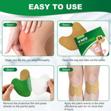 NEW Pain Relief Patches, 36 Pcs Knee Pain Relief, Wormwood Relieving 12 Hour Long Lasting Relief of Joint Pains for Knee, Back, Neck, Shoulder Pain, BB: 08/26