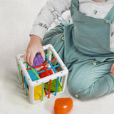 NEW Montessori Toys for 1 Year Old, Activity Cube Baby Toys 6-12-18 Months Development, Shape Sorter Learning Sensory Toys for Toddlers 1-2, Baby Stuff Birthday Gifts for Baby Boys and Girls