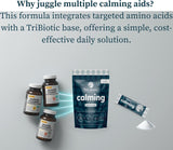 NEW Retails $48, PetCultures Calming Tribiotic Dog Supplement Powder – Supports Stress, L-Tryptophan, L-Theanine, and Gut-Brain Axis Balance - Made in USA (30), BB: 04/27