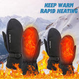 NEW Heated Mitts for Adults Double Sided Heating USB Heating Electric Heating Winter Warm Ski Skating One Size, 1 Pair