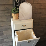 NEW Urban Villa - 4 Pack Extra Large Canvas Heavy Duty Laundry Bags Natural Cotton -Multi Use- Size -28''x 36'', Retails $58