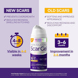 NEW Sealed Silicone Scar Gel Scar Cream - SPF 30 Advanced Scar Gel for Old and New Scars, BB: 03/29