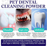 NEW KZUO Dog Dental Powder - Dog Teeth Cleaning Powder - Tartar & Plaque Reducer - Bad Breath Solution - Easy Teeth Cleaning for Small, Medium, Large Dogs & Cats, BB: 10/27