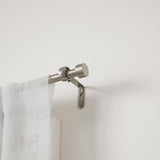 NEW Umbra Cappa (1 Rod), ¾” Adjustable Curtain Rod for Windows – 36 to 72”, Chrome, Retails $67