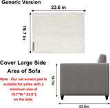 NEW Retails $52, Cat Scratch Sofa Protector, 23.6inch L*19.6inch W Cat Scratch Furniture Protector Pad, Couch Arm Shield with Natural Sisal for Protecting Couch Sofa Chair Furniture (Beige/Right Handed)