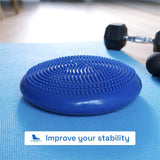 NEW SIX7FIT Balance Pad, Pad for Fitness, Rehabilitation, Anti-Burst Seat Cushion, Balance Board, Balance Cushion, Wobble Board, Back Training and Orthopaedic Seat