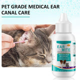 NEW Sealed Dogs Earmite Pet Ear Canals Cats Earmite Oil Ear Mitetreatment For Dogs And Cats Pet Ear Wash Pet Ear Cleaners, BB: 11/28