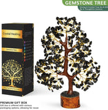 NEW Black Tourmaline Crystal Tree - Feng Shui Bonsai Decor - Positive Energy Gemstone - Home Decor Gifts - Spiritual Gifts for Women