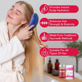 NEW Hair Vitamin Serum Capsules, Hair Treatment Serum Oils - No Rinse with Argan Macadamia Avocado Oils - Enriched Hair Vitamins A, C, E, Pro B5-40 Capsules for Women Men Hair Repair