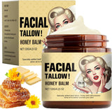 NEW Beef Tallow Skincare, Tallow and Honey Balm, Evil Goods Beef Tallow with 100% Grass-Fed Ingredients, Deep Moisturizer for Sensitive & Dry Skin, Natural Hydration Handmade Whipped Tallow Balm for Face & Body, 4.23oz