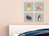 NEW Retails $85, Stupell Industries Home Décor Hipster Elephant with Fedora Stretched Canvas Wall Art, 17 x 1.5 x 17