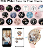 NEW Retails $65, LIGE Smart Watch for Women Answer Make Calls, 1.32" Diamond Fitness Tracker Watch with Female Health Sleep Monitor, Message Reminder 20 Sports Modes Smartwatch for Android iOS