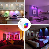 NEW iLC GU10 LED Light Bulb Color Changing 12 Colors 3W Dimmable Warm White 2700K RGB LED Light Bulbs with Remote Control, 20 Watt Equivalent (Pack of 4)