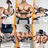 NEW Twister Arm Trainer, Adjustable Chest Workout Equipment Arm Trainer for Men & Women Body Muscle Training Fitness Portable Spring Resistance for Home Exerciser, 40-100lbs