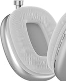NEW Amonida P9 Headphones, Headphones Clear Sound Quality ABS Material Convenient for Laptop (Silver/White)