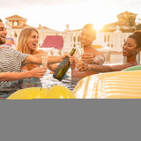 NEW Floating Drink Holder - Inflatable Floating Cup Holder for Pool - Cute Decor Tray Outdoor Toys for Kids Adults Summer Swimming Spa Beer Beach Party Lake River Poolside, includes 1 Holder