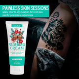 NEW Numbing Tattoo Cream Before Tattoo, Painless Tattoo Cream Maximum Strength Last 6-8 Hours, Natural Cream Tattoo for Tattoos with Aloe Vera, Vitamin E, Lecithin, Gentle & Safe, 1 Pack
