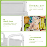 NEW Retails $57, GRANNY SAYS Kids Bookshelf and Toy Storage Organizer, Nursery Book Shelves with 3 Compartments, Toddler Bookshelf for Kid Rooms Playroom, Baby Bookcase for Organizing Plush Toys Stuffed Animals, White