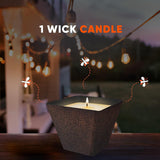 NEW OFF! Backyard Citronella Scented Candle, Ambiance Enhancing Centerpiece, Burns for up to 25 Hours, 16 oz (Pack of 2), Retails $55+