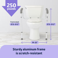 NEW IN BOX Medline Toilet Safety Rails, Retails $69+