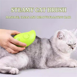 NEW Spray Floating Hair Comb, Pet Spray Massage Comb for Cats and Dogs, 3 In 1 Steamy Cat Brush, for Removing Tangled and Loose Hair, Anti-Flying Hair (green)