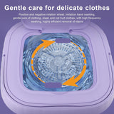 NEW Retails $55, Portable Washing Machine, Automatic Mini Foldable Bucket Washer with Drainage Pipe for Underwear, Baby Clothes, Towels, Socks, 11L Large Capacity for RV Camping Travel Apartment