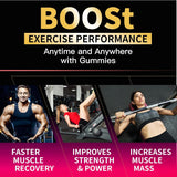 NEW Happyummmm Creatine Monohydrate Gummies 5000mg for Men & Women, Creatine Monohydrate Chews for Muscle Strengthening, 90 Count (Pack of 1), BB: 03/27