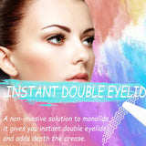 NEW Cuticuter 240Pieces Double Eyelid Tape, Invisible Lace Eyelid Lifter Strips, Natural Fiber Waterproof Eye Lid Contour Stickers for Droopy Lids, Hooded Eyes