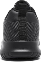 NEW Retails $84, ENLEN&BENNA Non Slip Shoes for Women Food Service, Kitchen Chef Oil-Proof Slip Resistant Work Shoes Waterproof Comfort Lightweight Sneakers with Lace Up Black, Sz 8.5