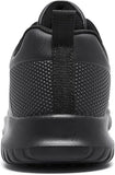 NEW Retails $84, ENLEN&BENNA Non Slip Shoes for Women Food Service, Kitchen Chef Oil-Proof Slip Resistant Work Shoes Waterproof Comfort Lightweight Sneakers with Lace Up Black, Sz 8.5
