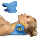 NEW Neck And Shoulder Relaxer, Neck Stretcher Chiropractic Pillows For Pain Relief, Neck Traction For Muscle Tension Relief, Headache Relief, Cervical Spine Alignment (Black)