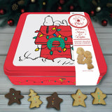 NEW Original Gourmet Peanuts Snoopy Sugar Cookies & Music & Light Cookie Tin