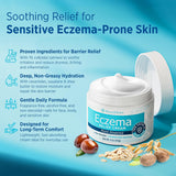 NEW Sealed Roycederm Eczema & Psoriasis Cream for Dry, Itchy Skin – Moisturizer for Sensitive Skin, Eczema, Psoriasis & Dermatitis – 1% Colloidal Oatmeal + Ceramides – Steroid-Free for Adults, Kids & Babies