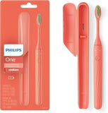 NEW PHILIPS One By Sonicare Battery Toothbrush, Miami Coral, Hy1100/01, 1 Count