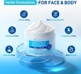 NEW Sealed RoyceDerm Seborrheic Dermatitis Face Cream & Psoriasis Face Cream – Steroid-Free Moisturizer for Redness, Flaking & Sensitive Skin – Face, Scalp & Body Daily Relief – Fragrance-Free, Non-Greasy, 4 oz