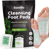 NEW Sealed Bandoo Original Deep Cleansing Foot Pads | Rana Pads | Premium Natural Bamboo | Japanese | Cleanse, Moisturize & Energize | for Men & Women | 10 Pads, BB: 09/26