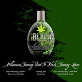 NEW Retails $40, Millenium Tanning Paint It Black Hemp Bronzer Indoor Lotion, 400 milliliter