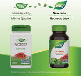 NEW Sealed Nature's Way Cayenne Pepper 40,000 HU, 450 mg per serving, 100 Vegetarian Capsules