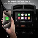 NEW USB to USB C Cable Carplay [MFi Certified] 5 Ft Carplay Cable Car Charger Cord Compatible with iPhone 16 15 15 Pro Max 15 Plus, iPad 10th Gen, iPad Air 5th/ 4th Gen, Mini 6th Gen 2-Pack, White