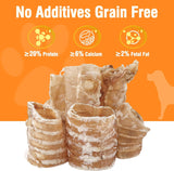 NEW Sealed Dog Treats, Snack Cow Throat, Premium Dog Chews, Hypoallergenic, Healthy Training Treats for Small, Medium and Large Dogs, 3.52oz, BB: 10/26