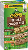 NEW Quaker Chewy Chocolatey Fun Variety Pack (Chocolatey Chip, Rocky Road, Caramel & Chocolate) Granola Bars (40 bars x 24g), BB: 10/25/25
