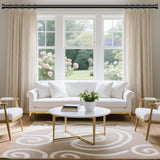 NEW Retails $46, VOIIY Curtain Rods for Windows, Black 1'' Diameter Drapery Rods with End Cap Style Design, Modern Adjustable Heavy Duty Curtain Rod, Size: 36''- 88''