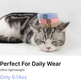 NEW Retails $35+ BuddyArmor Safety Cat Collar - U.S. IDA Gold Awarding Design, Elastic Quick Release, Non Breakaway - Lightweight for Kitten, Neck Fit 7.8'-15.7' for All Small Cat, Sz S (Vivid Red)