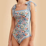 NEW Retails $42, REBOTZ Women's Reversible One-piece Swimsuit, Abdominal Control Fabric, Blue, Sz XL