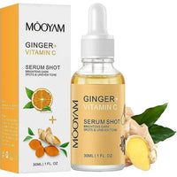 NEW 1pc Ginger Vitamin C Facial Serum, Daily Brightening Moisturizing Glow Serum, Reduce Facial Dark Spots BB: 09/26