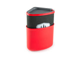 NEW Gourmet Nesting Mug + Bowl, Red! space-saving, insulated cup and bowl solution, great for camping & travel