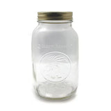 NEW Golden Harvest Regular Mouth 1L Glass Jars with Lids and Bands, 12 Count, Case of 12