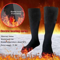 NEW Greyghost Battery Powered Heated Socks, Electric Heating Sox, for Men Women, Winter Foot Thermo Warmers, for Outdoor Sports Skiing Ice Fishing Climbing Hiking Hunting Biking