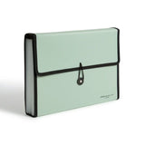 NEW U Brands Performance Poly 13 Pocket File Folder, Olive