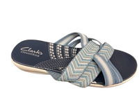 NEW Clarks Dupes Mira Grove (Denim Blue Textile) Women's Shoes - Size Womens 7 - Retails $75+
